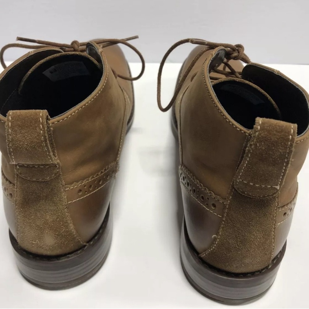 Rockport Men's Karwin Chukka Brown Leather Boot 9 M - Picture 4 of 7